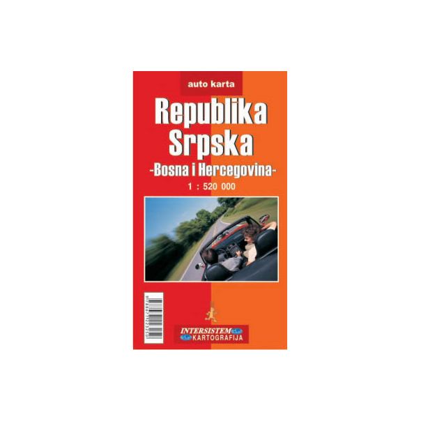 SCG- republika srpska - auto karta - 9798677221002