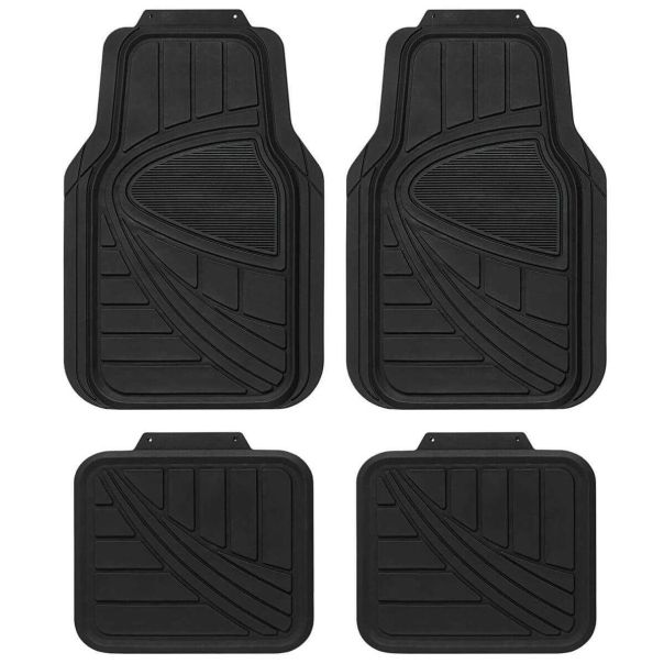 SUMEX Univerzalne gumene patosnice delta 4kom crne - DELTA20