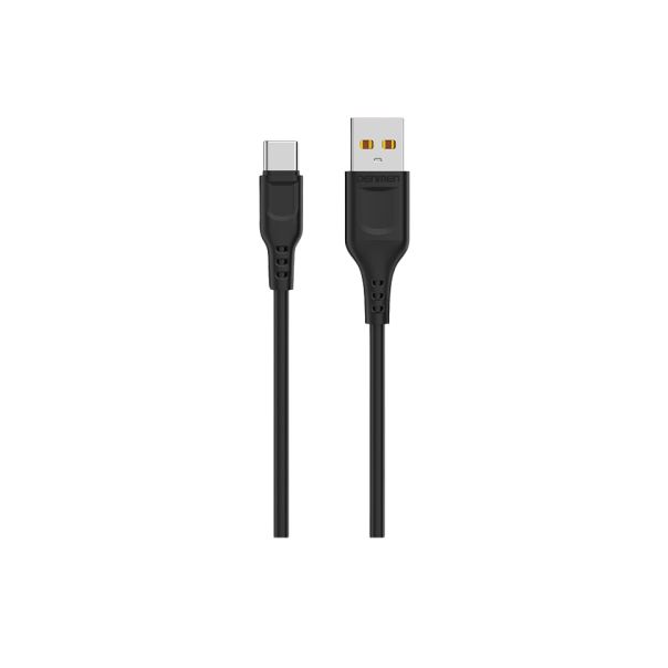 DENMEN Kabl D01T Type C USB data 2,4A 1m, crna - 1360203