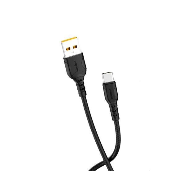 DENMEN Kabl D08T Type C USB data 3,6A 1m, crna - 1360222