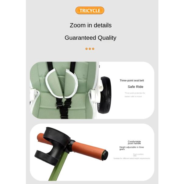 WINNER BIKE BIC.T18 TRIKE WHITE - BCK0312-1