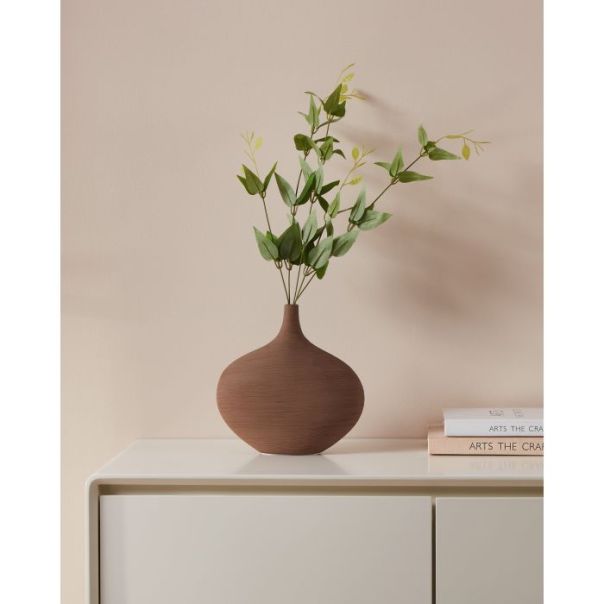 EGLO Keramička vaza 22x9cm Saryksu, braon - 421412