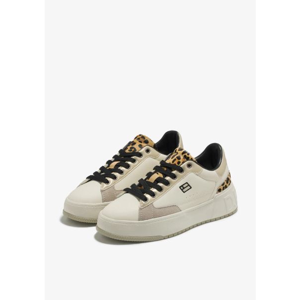 D.FRANKLIN Patike - Court '74 White / Leopard - EP2953234