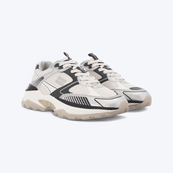 D.FRANKLIN Patike 347 track flame W - DFSH347009-SILV