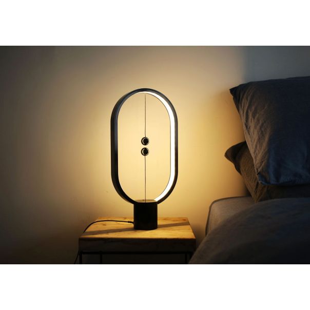 ALLOCACOC DESIGNNEST Heng Balance led stona lampa , crna - DH0075BK-HBLEUC