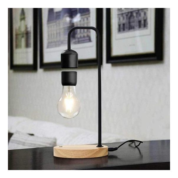 ALLOCACOC DESIGNNEST Lebdeca led stona lampa, crna - DH0296WD-LEVLAP