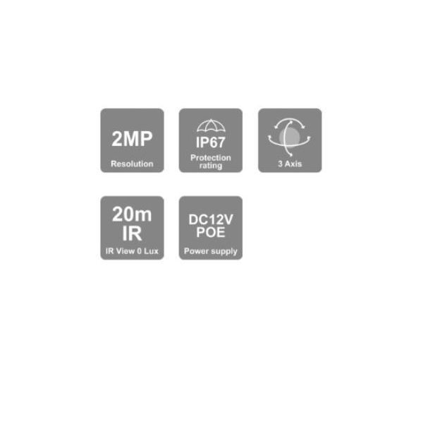 PROVISION Kamera IP Dome 2mp S-Sight, IR20m, 2,8mm - PoE - DI-320IPB-28