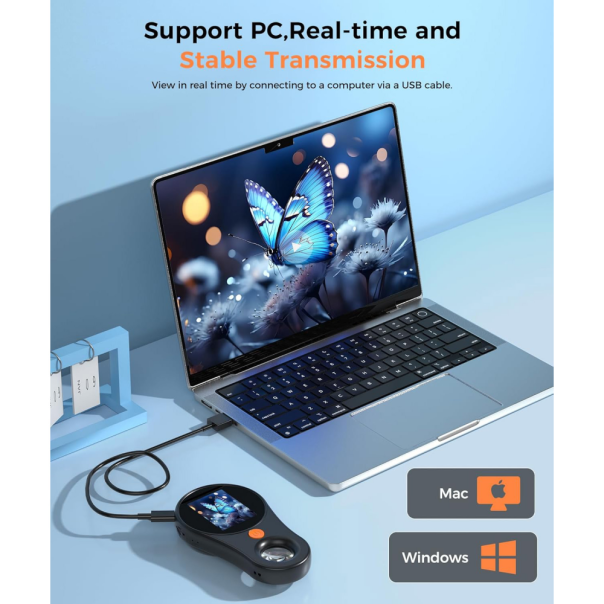 Digitalni mikroskop JWD mali prenosni crni - 219695