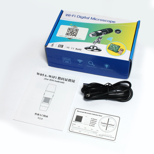 Digitalni USB mikroskop X4 (50-1000x) - 112582