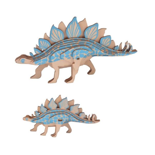 3d drvena slagalica - Stegosaurus (Veliki i mali) - 45-1