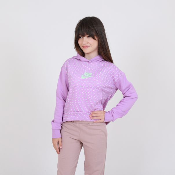 NIKE Duks sa kapuljačom G Nsw Flc Aop Hoodie GG - DM8231-591