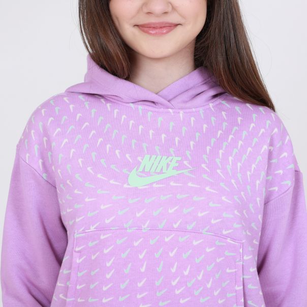 NIKE Duks sa kapuljačom G Nsw Flc Aop Hoodie GG - DM8231-591