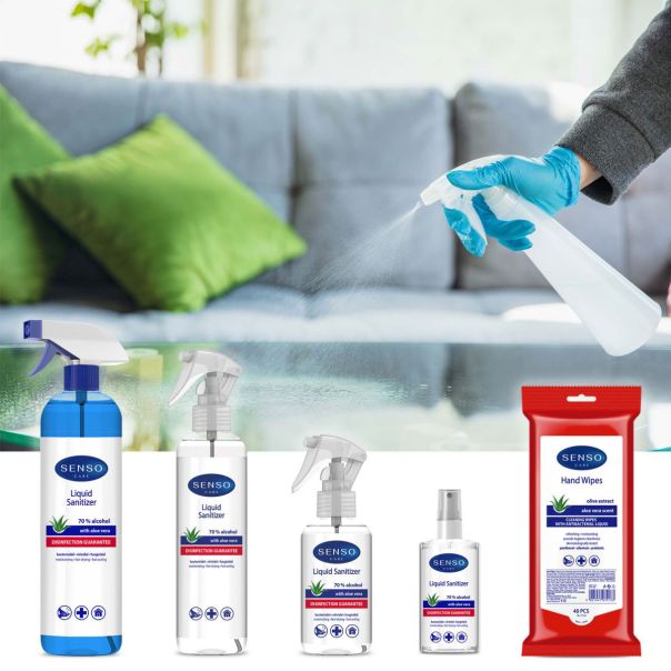 SUMEX Antibakterijski sprej za ruke 300ml aloe vera 70% alkohola - DM865FR