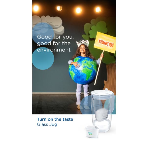 BRITA Bokal za filtriranje vode Glass Jug 2.5L - 4006387120863