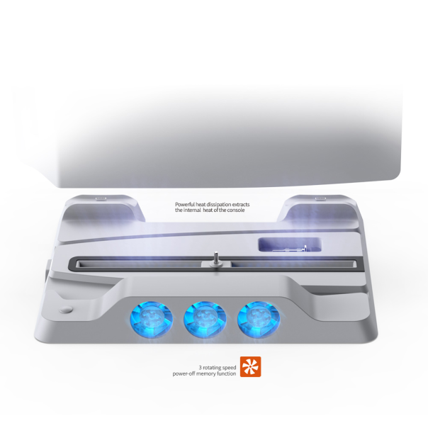 Dobe TP5-1507 multifunkcionalni punjač i cooler za PS5 konzolu - 220787