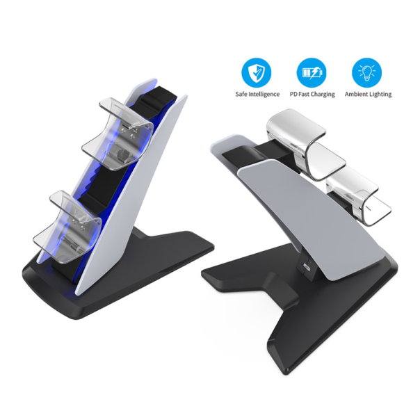 Docking station držač DOBE sa USB punjačem za 2 PS5 kontrolera TP5-0585S - 607348
