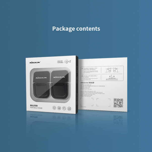 Dodatni podizaci za laptop Nillkin Bolster crni - 99810-1-1-1-1-1