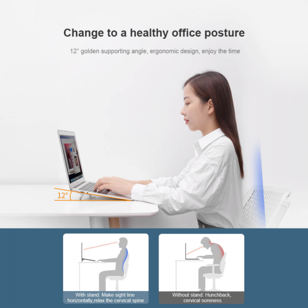 Dodatni podizaci za laptop Nillkin Bolster crni - 99810-1-1-1-1-1