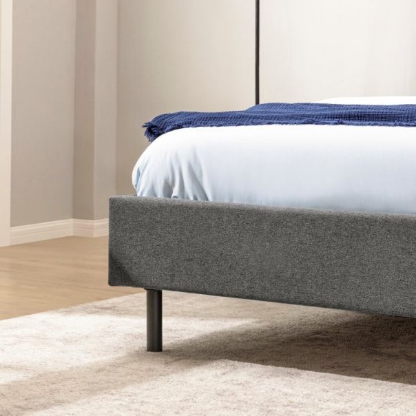 DORMEO Dolce Pro ram za krevet (bez letvica i dušeka)-klasični, sivi, 140x200 - EP2859381