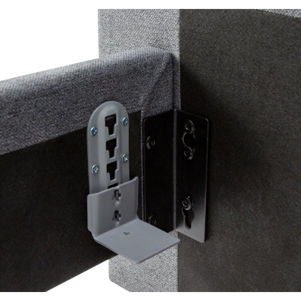 DORMEO Dolce Pro ram za krevet (bez letvica i dušeka)-klasični, sivi, 90x200 - EP2859379