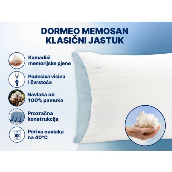 DORMEO Memosan klasičan jastuk MF, 50x70 cm - EP3136560