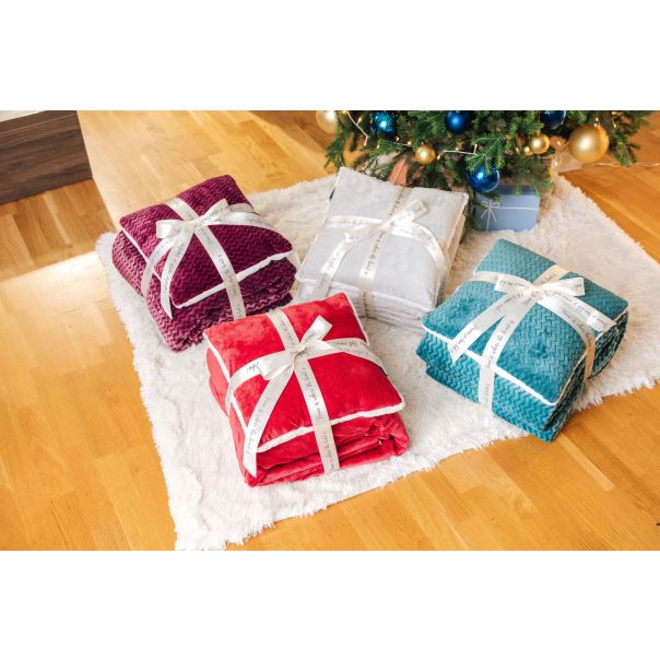 DORMEO Warm Hug set ombre, tirkiz, 200X200 - 110087212