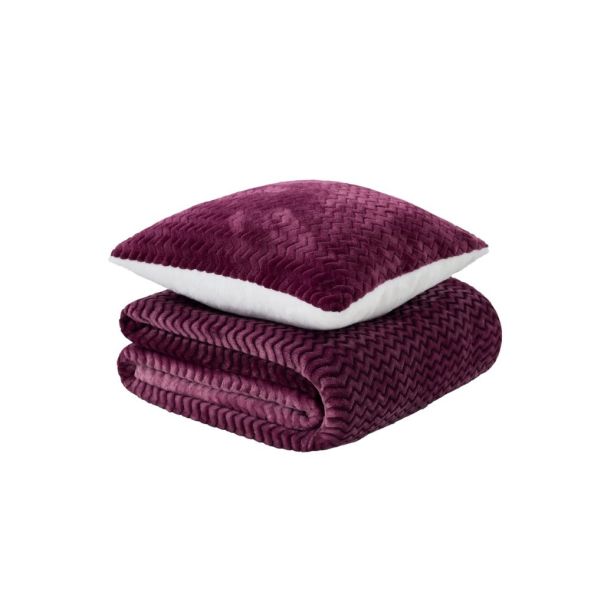 DORMEO Warm Hug set ombre, lila, 130X190 - 110087213