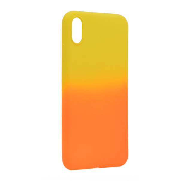 Maska za iPhone XS Max zuto narandžasto Double summer vibe - 028337-1