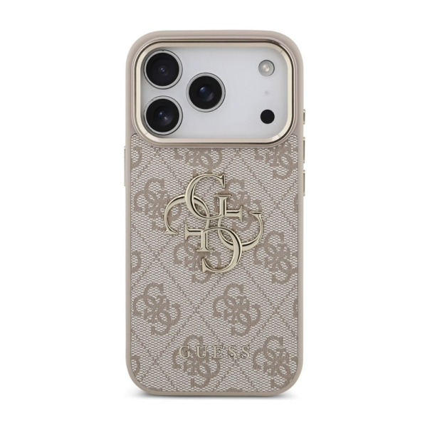 Maska za iPhone 17 Pro/ 18 Pro Guess 4G Big Classic Logo roze - EP3233956