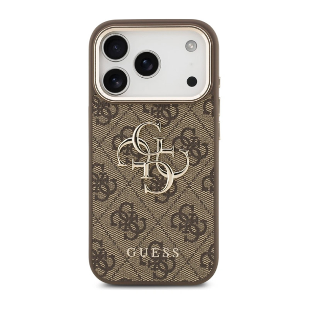 Maska za iPhone 17 Pro/ 18 Pro braon Guess 4G Big Classic Logo - EP3234238