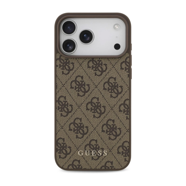 Maska za iPhone 17 Pro Max/ 18 Pro Max braon Guess Hardcase 4G Big Logo - EP3235722