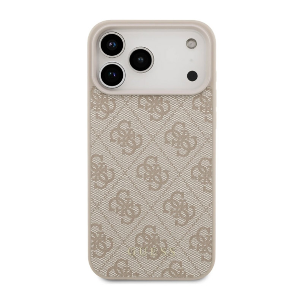 Maska za iPhone 17 Pro Max/ 18 Pro Max Guess Hardcase 4G Big Logo roze zlatna - EP3235794