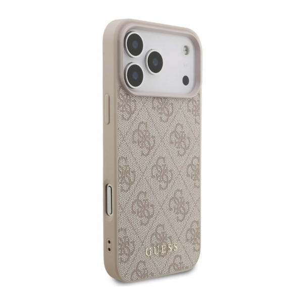 Maska za iPhone 17 Pro Max/ 18 Pro Max Guess Hardcase 4G Big Logo roze zlatna - EP3235794