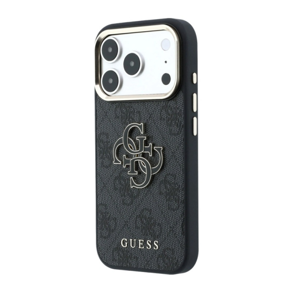 Maska za iPhone 17 Pro/ 18 Pro Guess 4G Big Resin Logo crna - EP3234241
