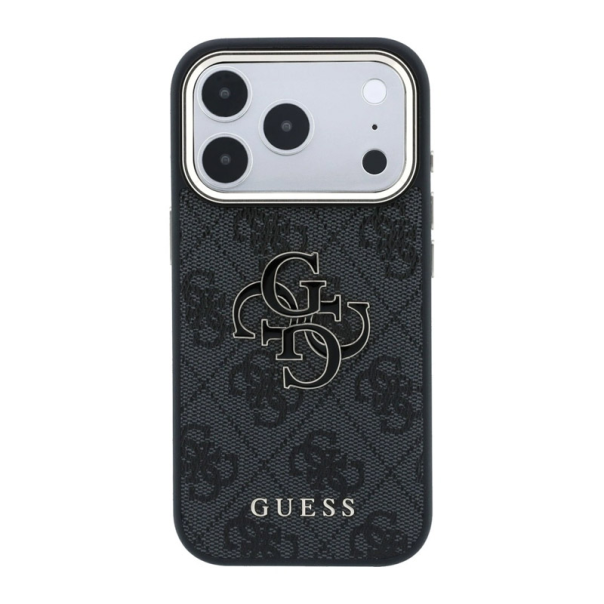 Maska za iPhone 17 Pro/ 18 Pro Guess 4G Big Resin Logo crna - EP3234241