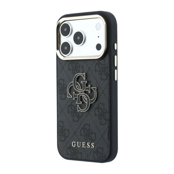 Maska za iPhone 17 Pro Max/ 18 Pro Max Guess 4G Big Resin Logo crna - EP3234242