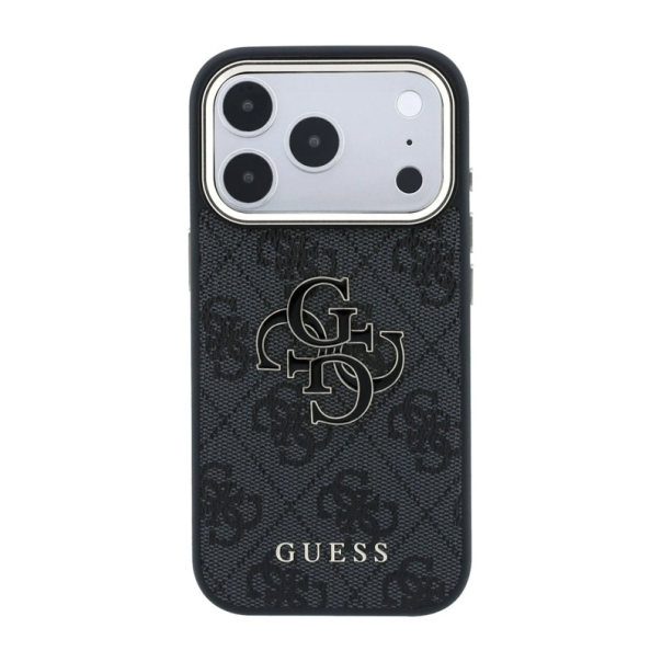 Maska za iPhone 17 Pro Max/ 18 Pro Max Guess 4G Big Resin Logo crna - EP3234242