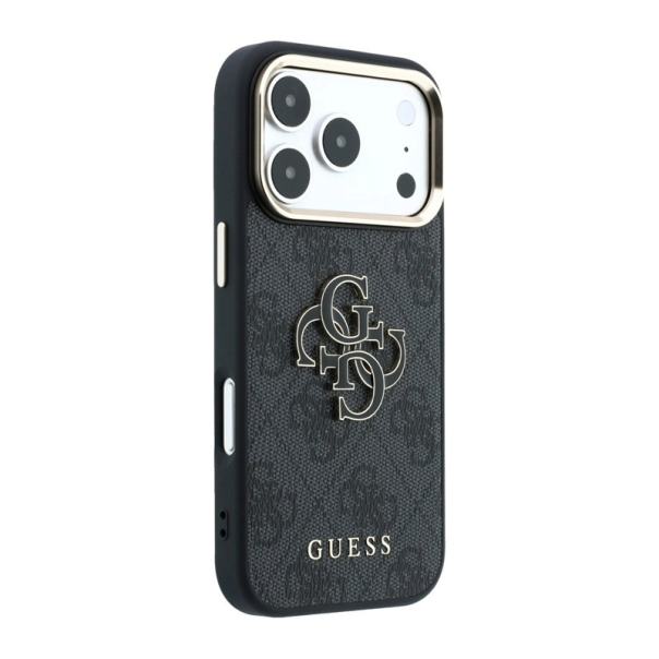 Maska za iPhone 17 Pro Max/ 18 Pro Max Guess 4G Big Resin Logo crna - EP3234242