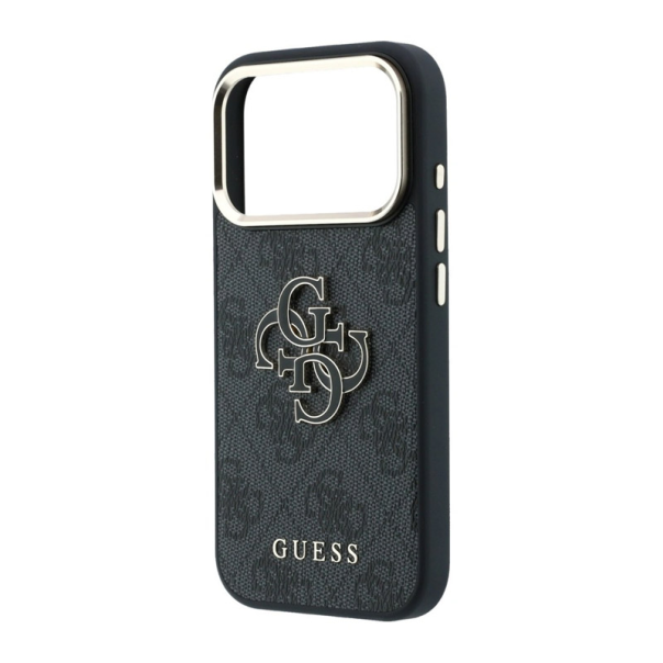 Maska za iPhone 17 Pro Max/ 18 Pro Max Guess 4G Big Resin Logo crna - EP3234242