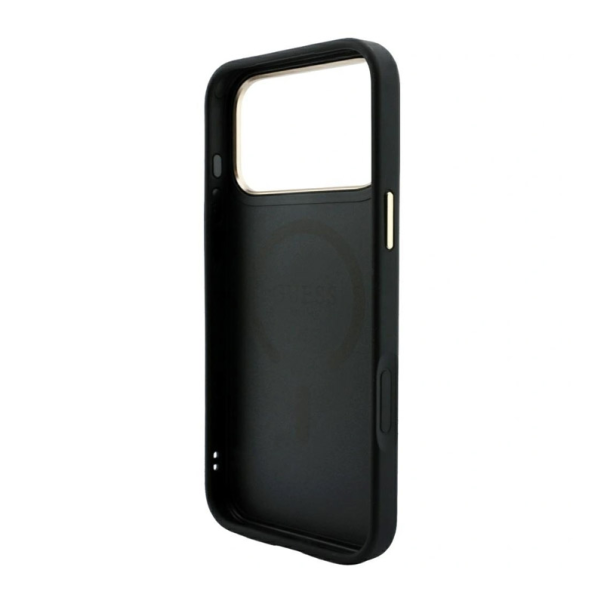 Maska za Samsung iPhone 17 Pro Max/ 18 Pro Max Guess 4G Embossed Classic MagSafe crna - EP3234260