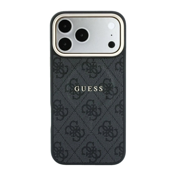 Maska za Samsung iPhone 17 Pro/ 18 Pro Guess 4G Embossed Classic MagSafe crna - EP3233971
