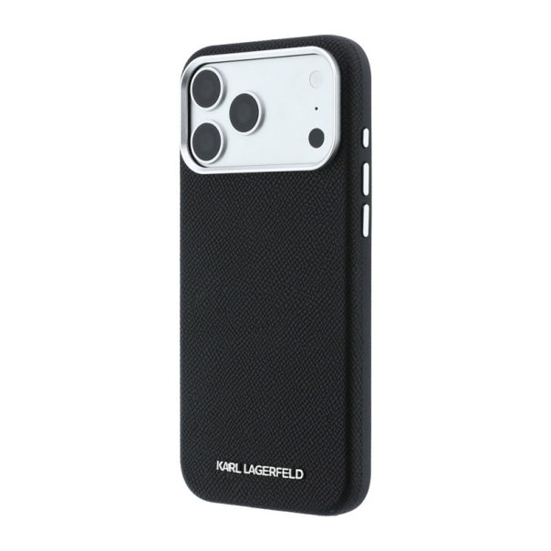 Maska Karl Lagerfeld Grained Elongated Magsafe iPhone 17 Pro Max/ 18 Pro Max crna - EP3235800