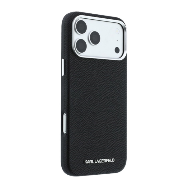 Maska Karl Lagerfeld Grained Elongated Magsafe iPhone 17 Pro Max/ 18 Pro Max crna - EP3235800