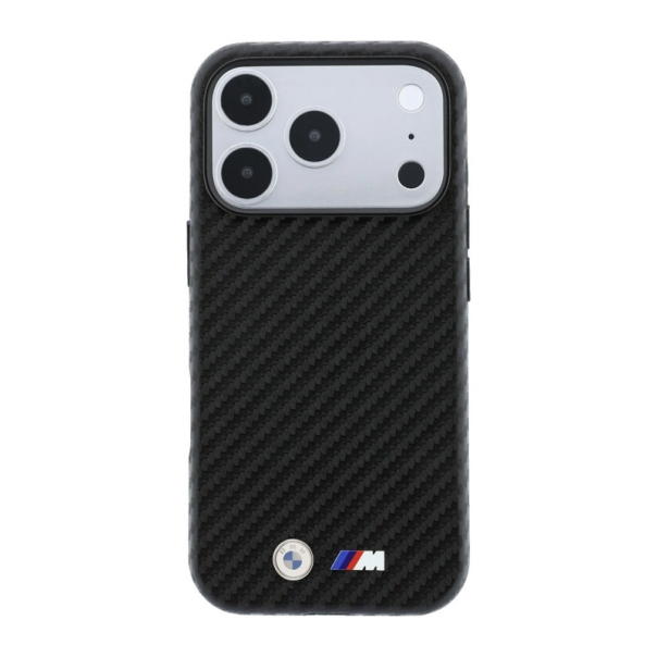 Maska za iPhone 17 Pro/ 18 Pro BMW M Carbon Metal Logo Magsafe crna - EP3234269