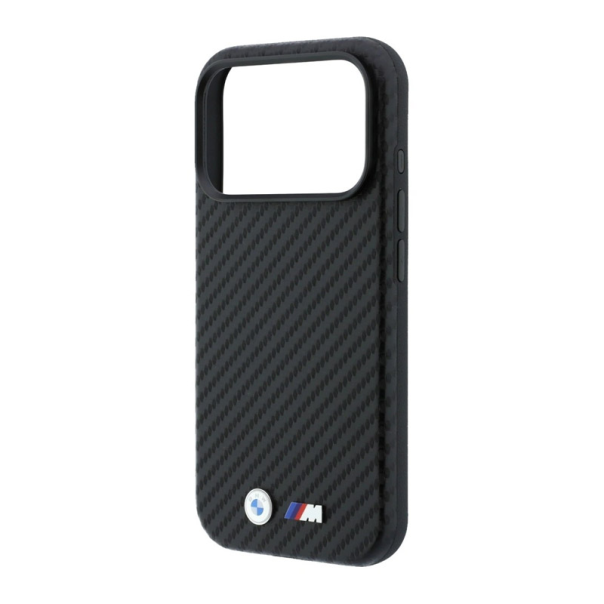 Maska za iPhone 17 Pro/ 18 Pro BMW M Carbon Metal Logo Magsafe crna - EP3234269