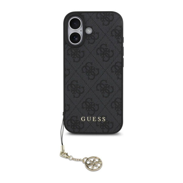 Maska za iPhone 17 Guess 4G Charms Collection MagSafe crna - EP2743690