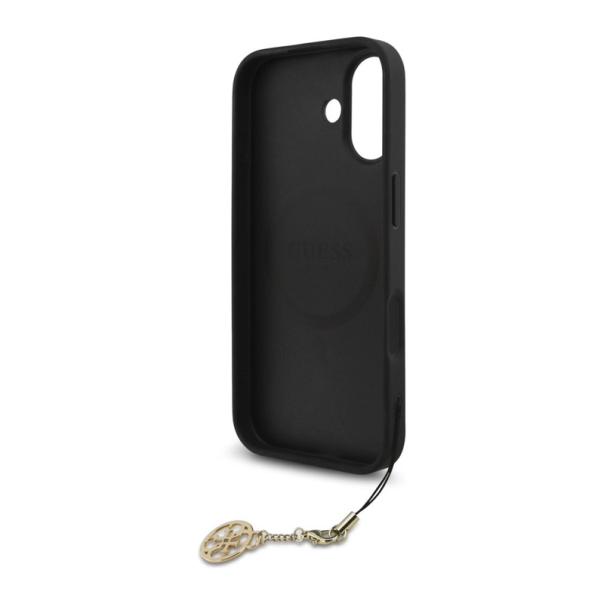 Maska za iPhone 17 Guess 4G Charms Collection MagSafe crna - EP2743690
