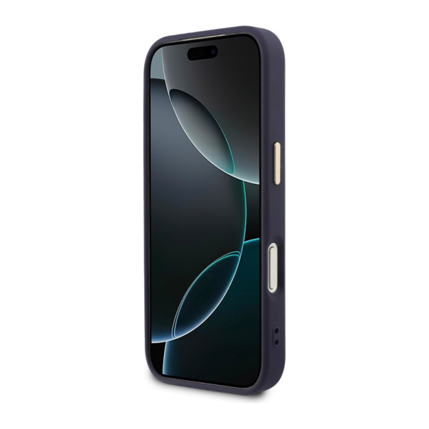 Maska za iPhone 17 Pro Guess Perforated 4G MagSafe tamno plava - EP2850380