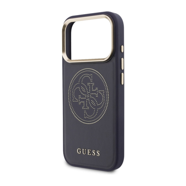 Maska za iPhone 17 Pro Guess Perforated 4G MagSafe tamno plava - EP2850380