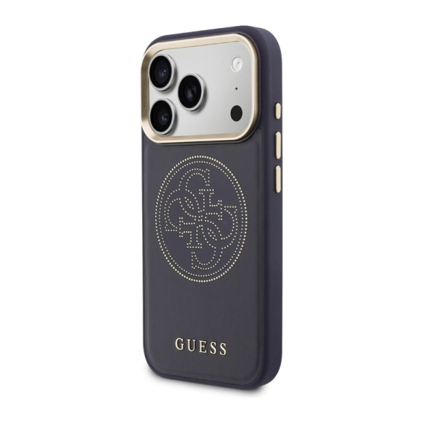 Maska za iPhone 17 Pro Max Guess Perforated 4G MagSafe tamno plava - EP2847969